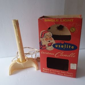 1940's Vintage "USA Lite Christmas Candle" w/Original Box